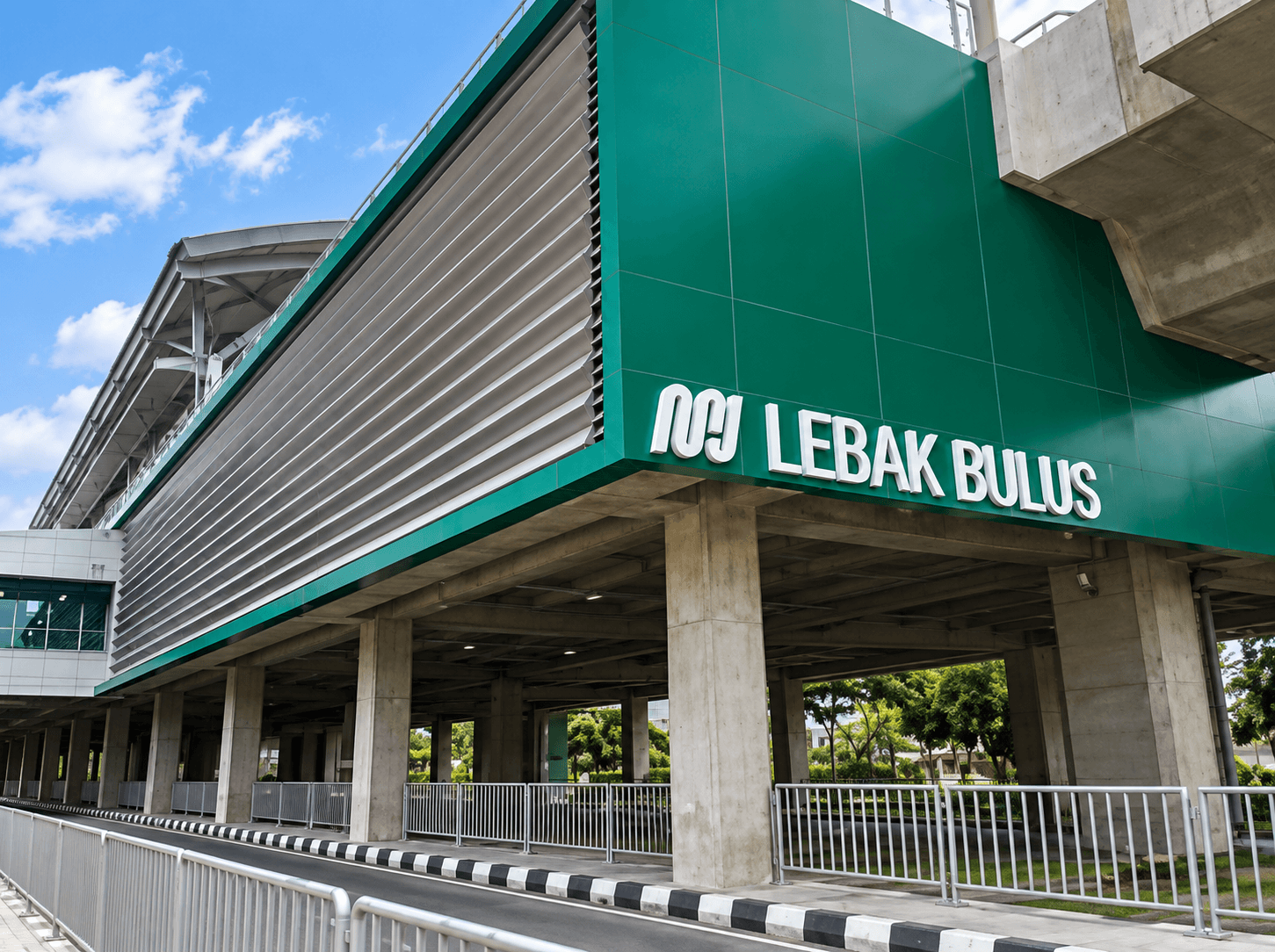 Facade MRT Lebak Bulus, Jakarta
